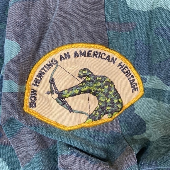 Vintage Kmart Camo Long Sleeve Button Up Field Shirt Size XL - Picture 8 of 10